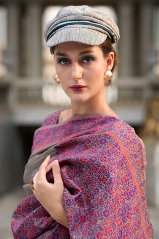 Grey Soft Linen Cotton Saree_Kumari Sarees