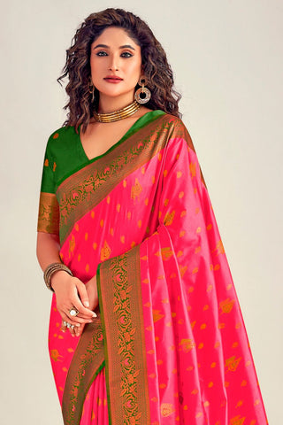 PINK SOFT SILK SAREE
