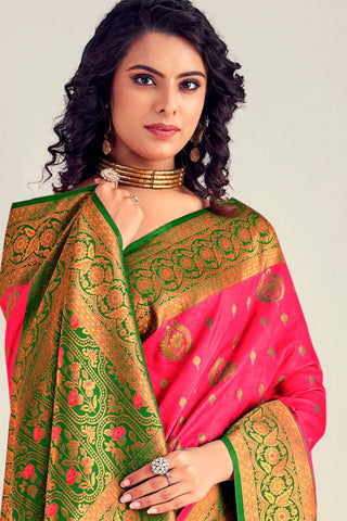 PINK SOFT SILK SAREE