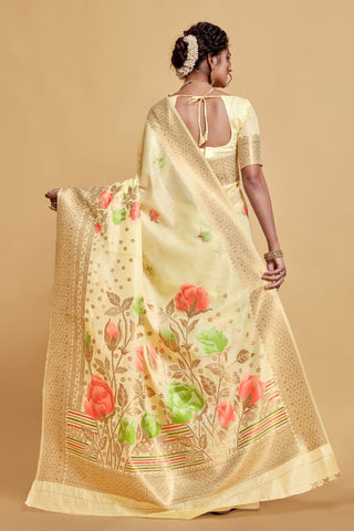 White Soft Cotton Saree_Kumari Sarees
