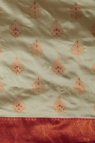 Beige Banarasi Silk saree_Kumari Sarees