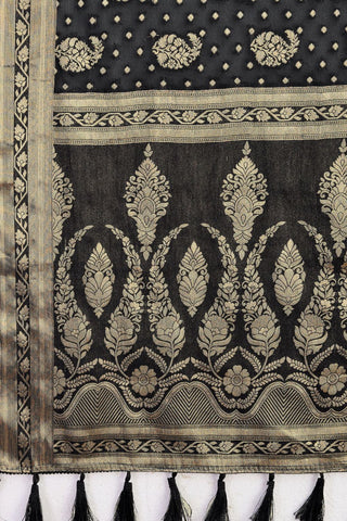 Black Georgette Silk Saree_Kumari Sarees