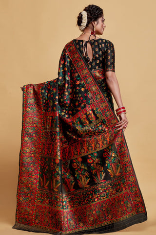 Black Soft Silk Saree