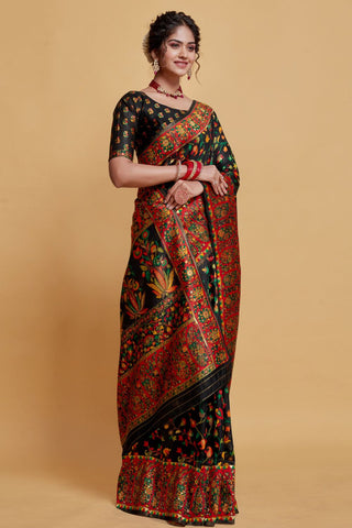 Black Soft Silk Saree