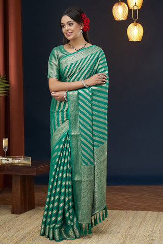 Blue Pure Georgette Saree_Kumari Sarees