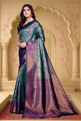 Pure Kanjivarm Banarasi Soft Silk Saree_Kumari Sarees