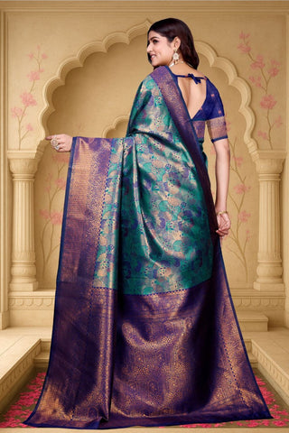 Pure Kanjivarm Banarasi Soft Silk Saree_Kumari Sarees