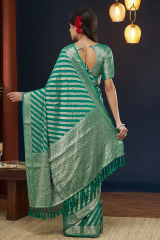 Blue Pure Georgette Saree_Kumari Sarees