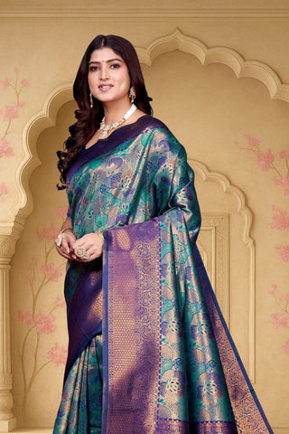 Pure Kanjivarm Banarasi Soft Silk Saree_Kumari Sarees