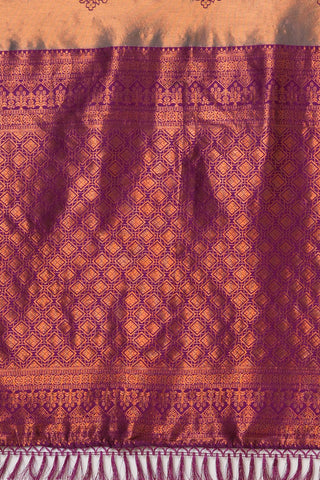Brown Banarasi Silk Saree_Kumari Sarees