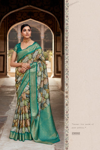 Green Pure Handloom Silk Saree_Kumari Sarees