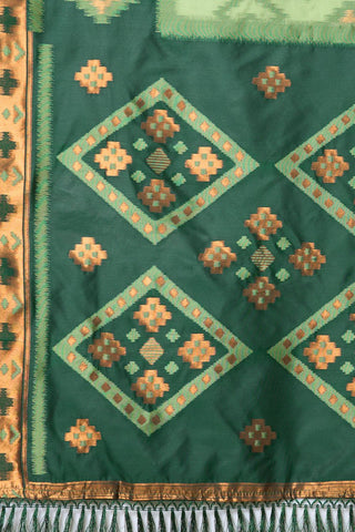 Green Banarasi Silk Saree