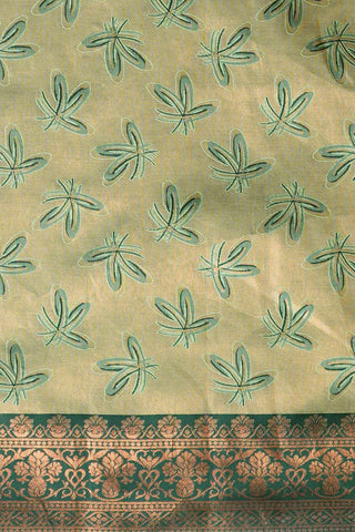 Green Banarasi Silk Saree_Kumari Sarees