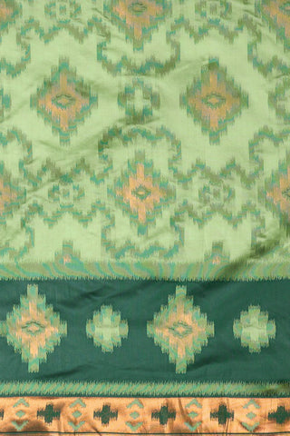 Green Banarasi Silk Saree