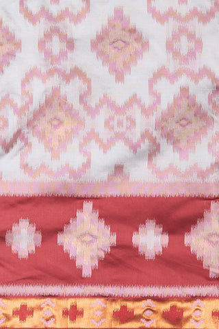 Grey Banarasi Silk Saree_Kumari Sarees
