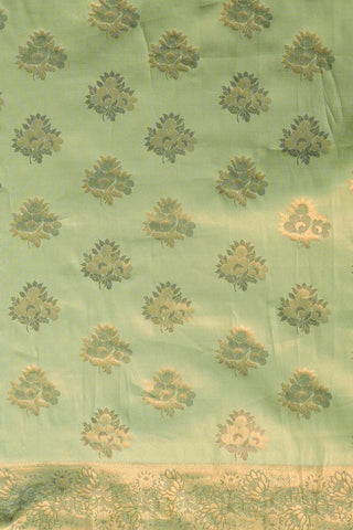 Green Banarasi Silk Saree_Kumari Sarees