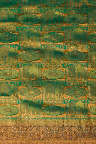 Green Soft Kanjeevaram Silk Saree_Kumari Sarees