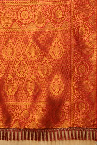 Green & Maroon kanjeevaram Silk Saree_Kumari Sarees