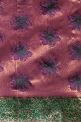 Maroon Banarasi Silk Saree_Kumari Sarees