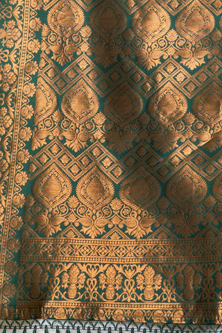 Maroon Banarasi Silk Saree_Kumari Sarees