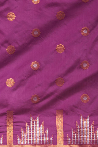 Maroon Banarasi Silk Saree_Kumari Sarees
