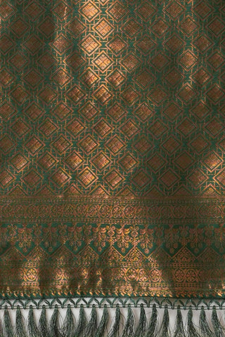 Maroon Banarasi Silk Saree_Kumari Sarees