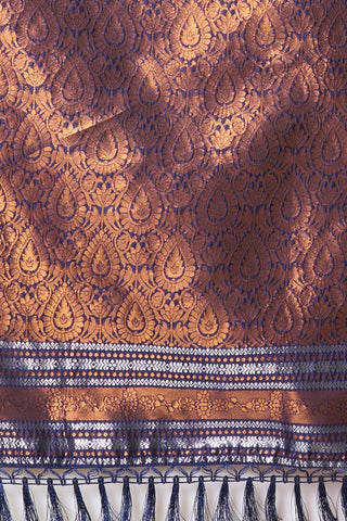 Maroon Banarasi Silk Saree_Kumari Sarees