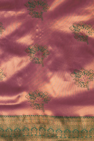 Maroon Banarasi Silk Saree_Kumari Sarees