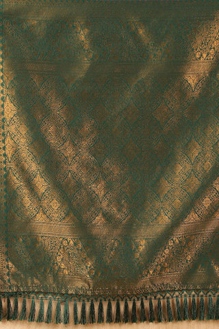 Maroon Banarasi Silk Saree_Kumari Sarees
