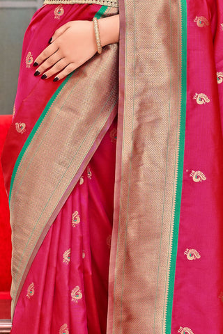 MAROON SOFT PESHWAI PAITHANI SILK SAREE