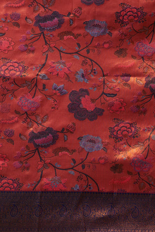 Multi Colour Silk Handloom Weaving Saree