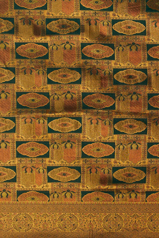 Olive Green Soft Kanjeevaram Silk Saree _Kumari Sarees