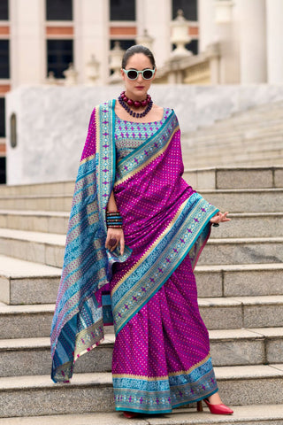 Onion Pink Soft Banarasi Silk Saree