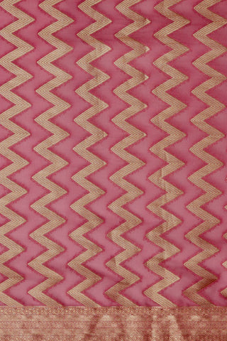 Onion Pink Georgette Silk Saree_Kumari Sarees