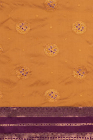 Orange Banarasi Silk Saree_Kumari Sarees