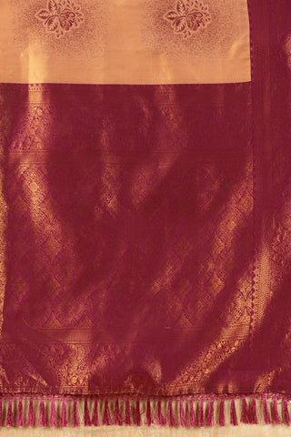 Orange Banarasi Silk Saree _Kumari Sarees