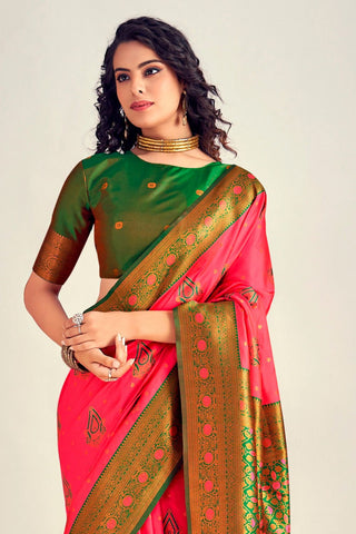 PINK SOFT SILK SAREE