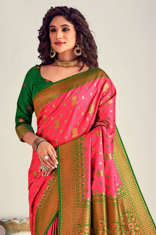 PINK SOFT SILK SAREE