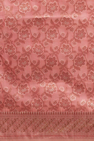 Pink Soft Linen Cotton Saree_Kumari Sarees