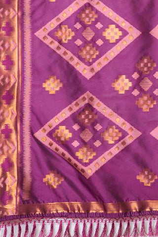 Pink Banarasi Silk Saree_Kumari Sarees