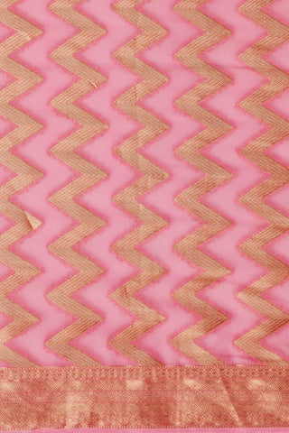 Pink Georgette Silk Saree_Kumari Sarees