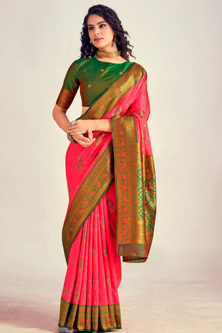 PINK SOFT SILK SAREE