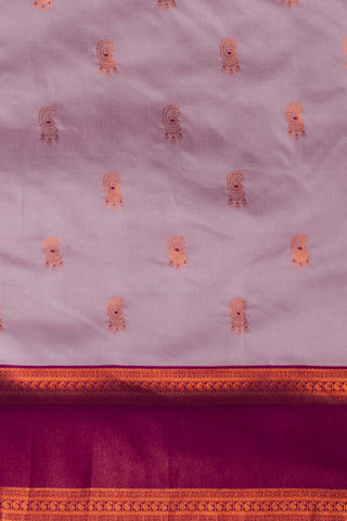 Pink and Gold-Toned Banarasi Silk Saree_Kumari Sarees