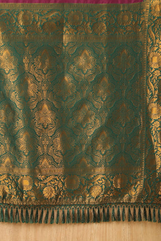 Purple Banarasi Silk Saree