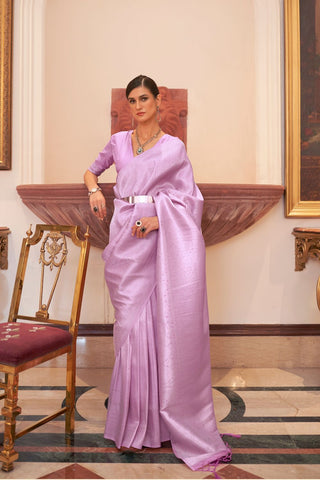 PURPLE KANJEEVARAM HANDLOOM SILK SAREE 