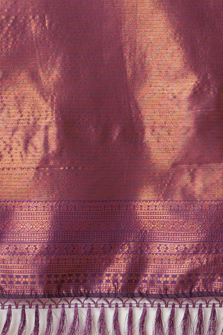 Purple Banarasi Silk Saree_Kumari Sarees