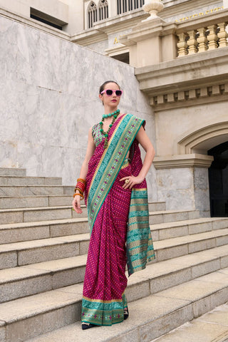 Red Soft Banarasi Silk Saree