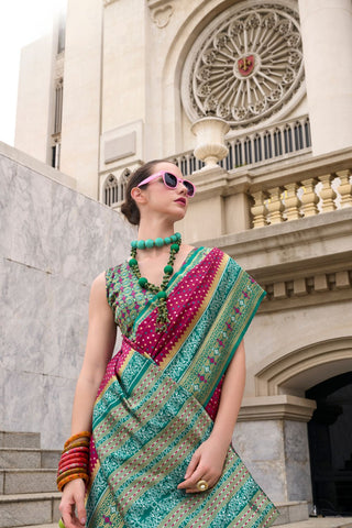 Red Soft Banarasi Silk Saree