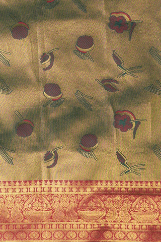 Red Banarasi Silk Saree_Kumari Sarees