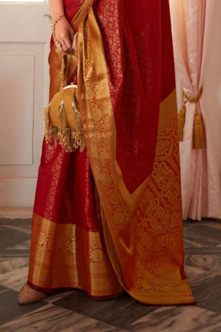 RED SOFT KANJEEVARAM SILK SAREES